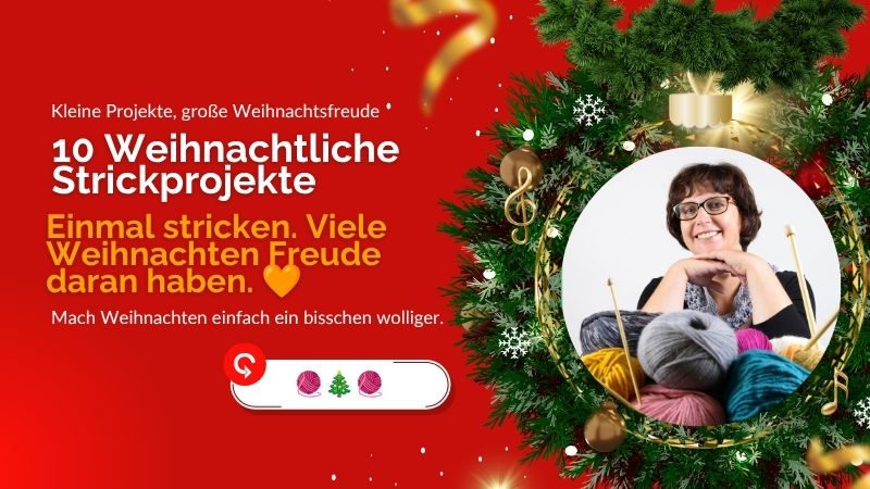 Weihnachtsdeko stricken: 10 kleine Projekte für Baum und Zuhause.