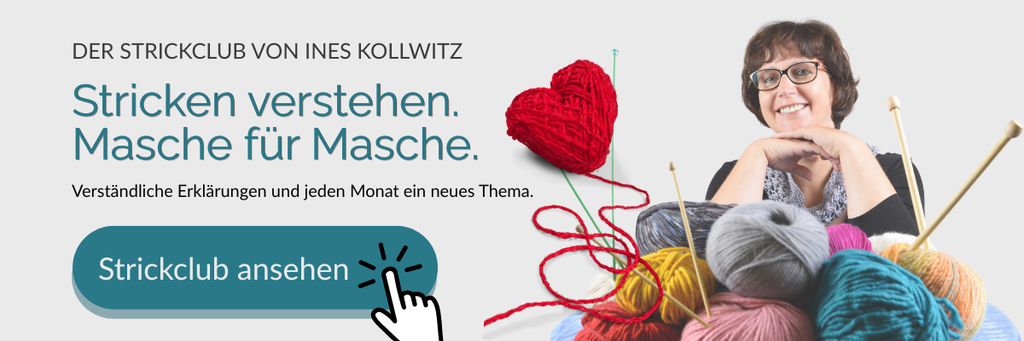 Online-Strickclub Masche für Masche von Ines Kollwitz Ines Kollwitz im Masche für Masche Club